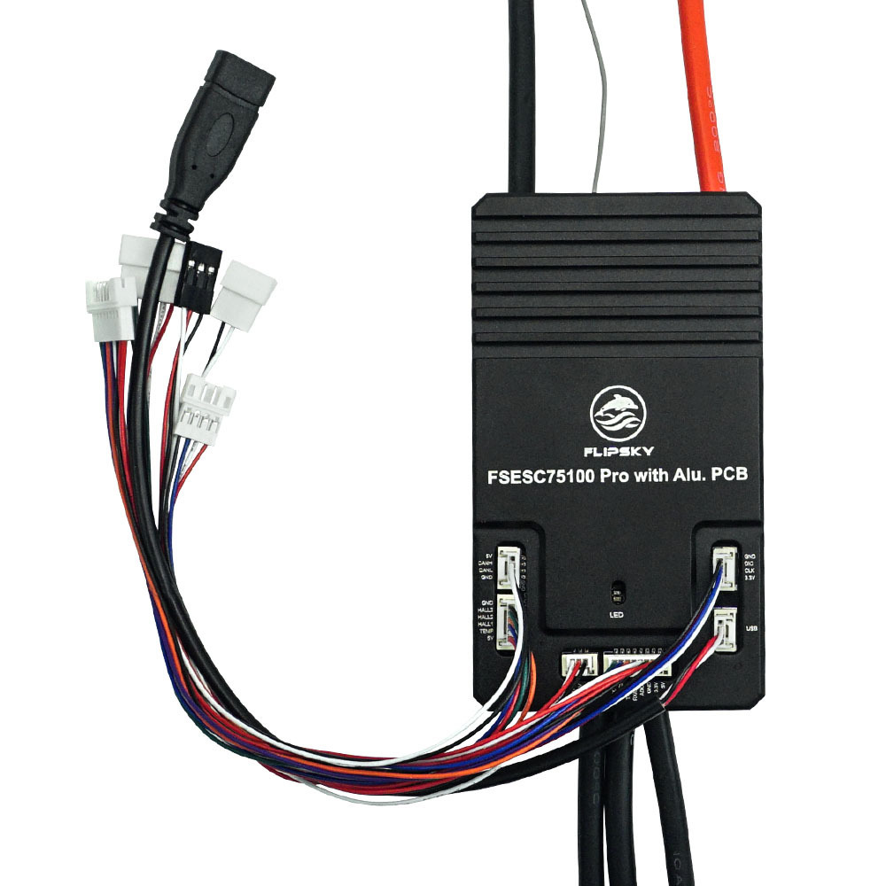 Flipsky Brushless ESC 75100Pro Speed Controller 84V 120A Aluminum Built In Bluetooth FSESC75100Pro - Image 2