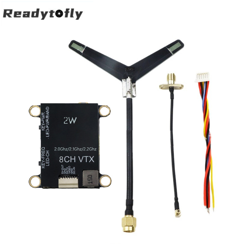 FPV Image Transmission 2.0GHz 2.1GHz 2.2GHz 2W Video Transmitter High Power 2000mW Long Distance - Image 3