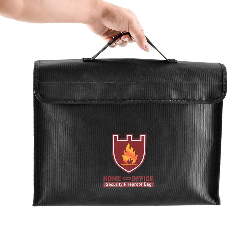 LiPo Battery Explosion Proof Storage Bag Flame Retardant Safety Oversized 380x290x75mm - Image 2