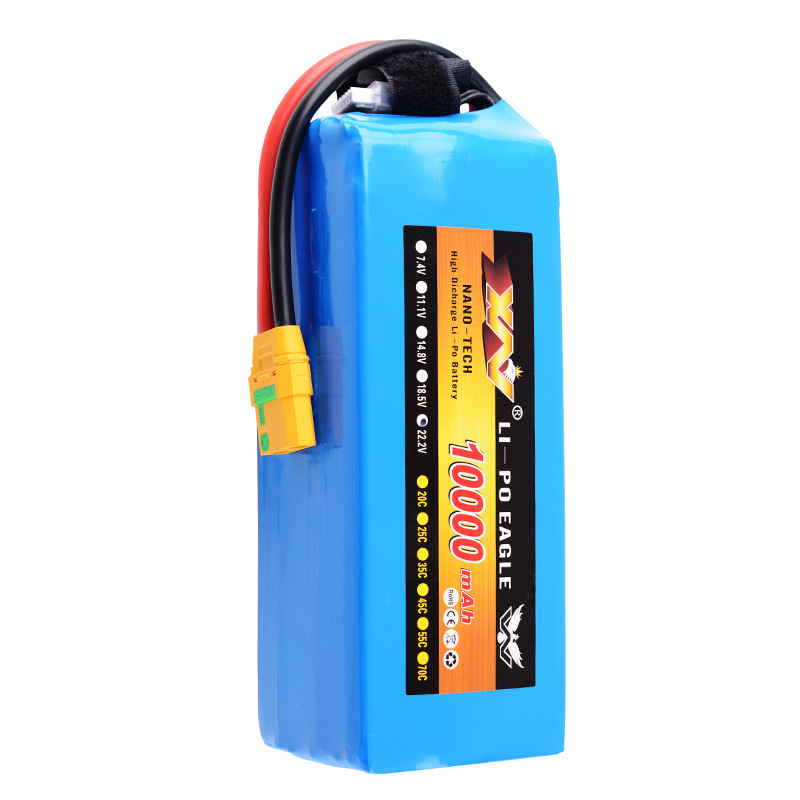 Hochkapazitiver 10000 mAh 6S 22,2 V oder 12S LiPo-Akku für Drohnen zur Pflanzenschutzbehandlung und landwirtschaftliche UAVs - Image 2