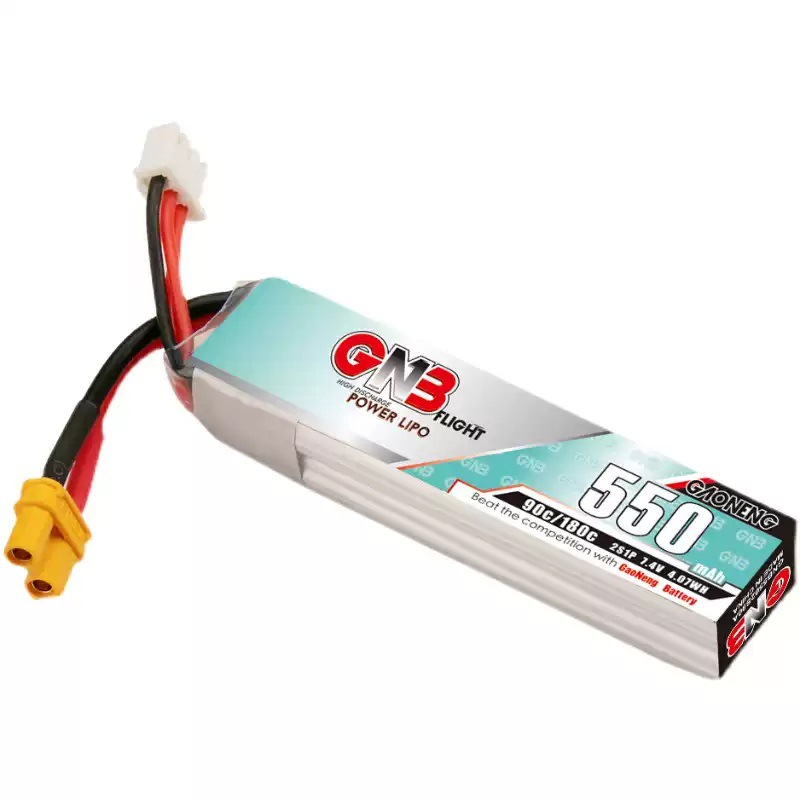 Gaoneng GNB 550mAh 2S 7.4V 90C Lipo Battery for FPV Drone Model Aircraft - Image 4