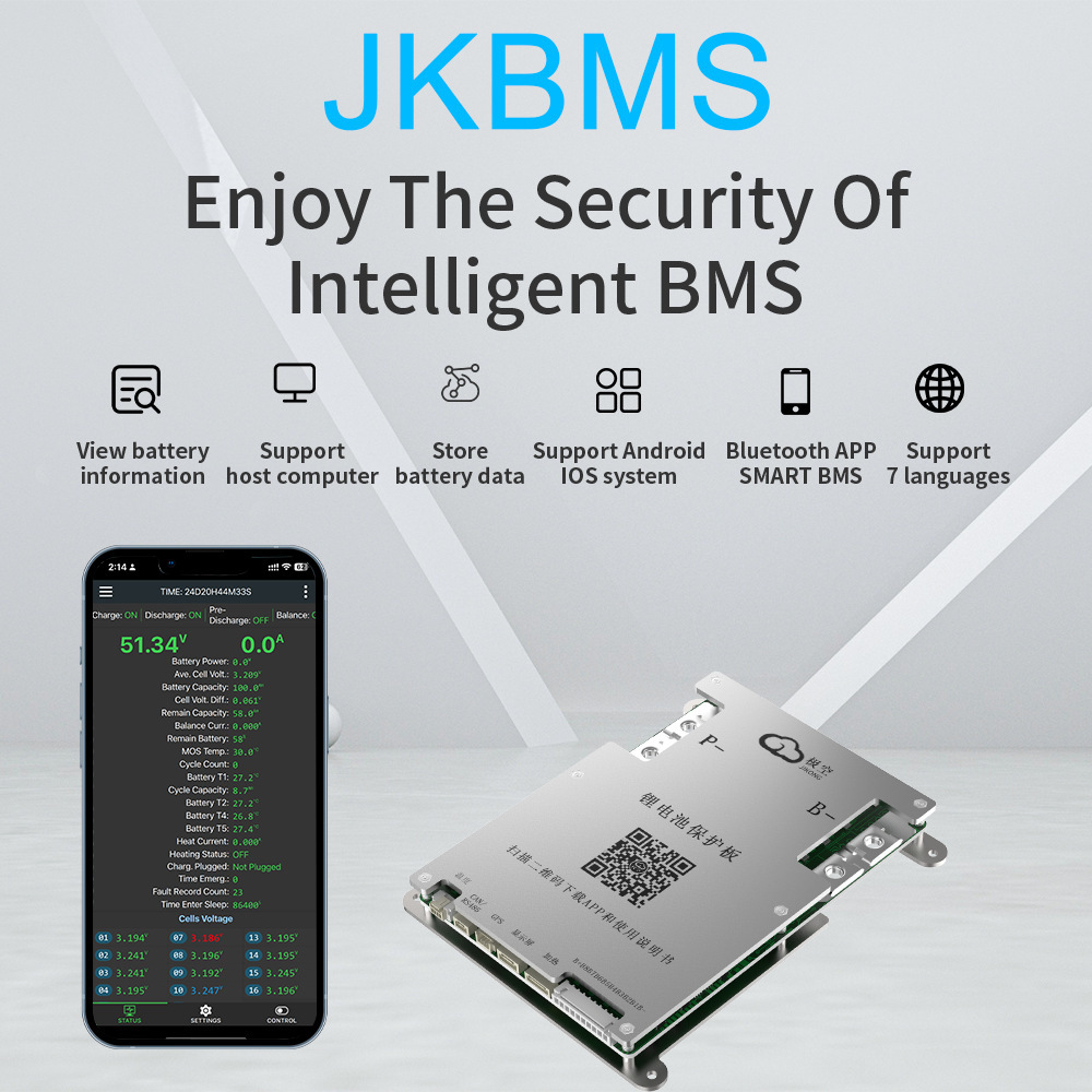 Jikong Jkbms Protection Board B1A B2A Bd4A Bd6A Pb1A Pb2A Lithium Battery Active Equalization - Image 4