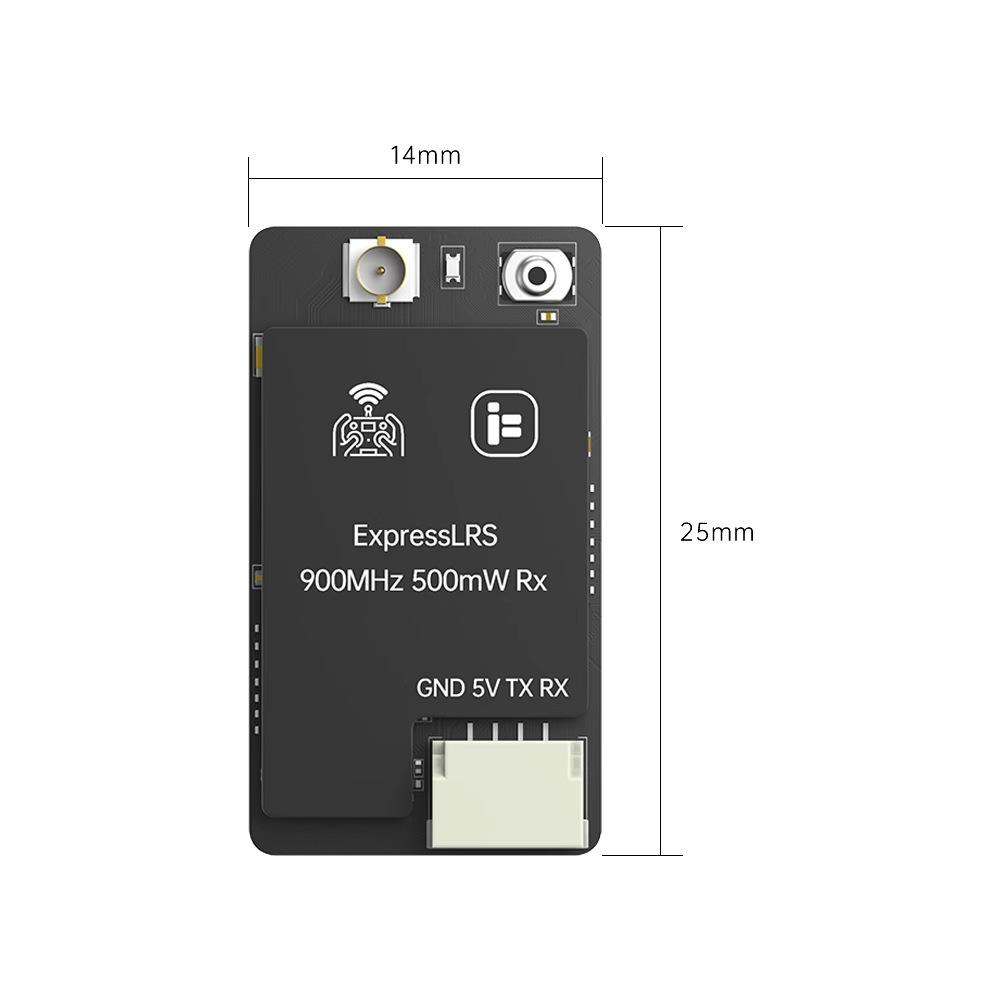 iFlight ELRS 2.4GHz 915MHz 500mW Single Antenna Receiver for FPV Drones - Image 2