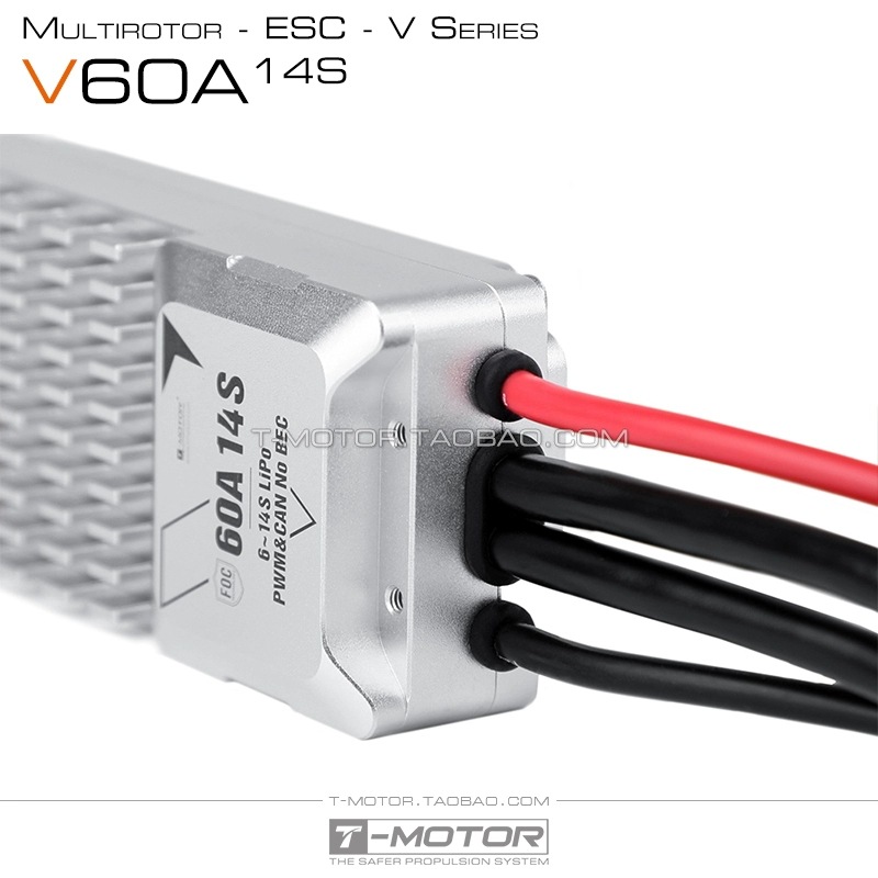 Контролер швидкості двигуна Tmotor V60A 14S – багатоосевий ESC для вертикального зльоту з технологією FOC та протоколом CAN - Image 4