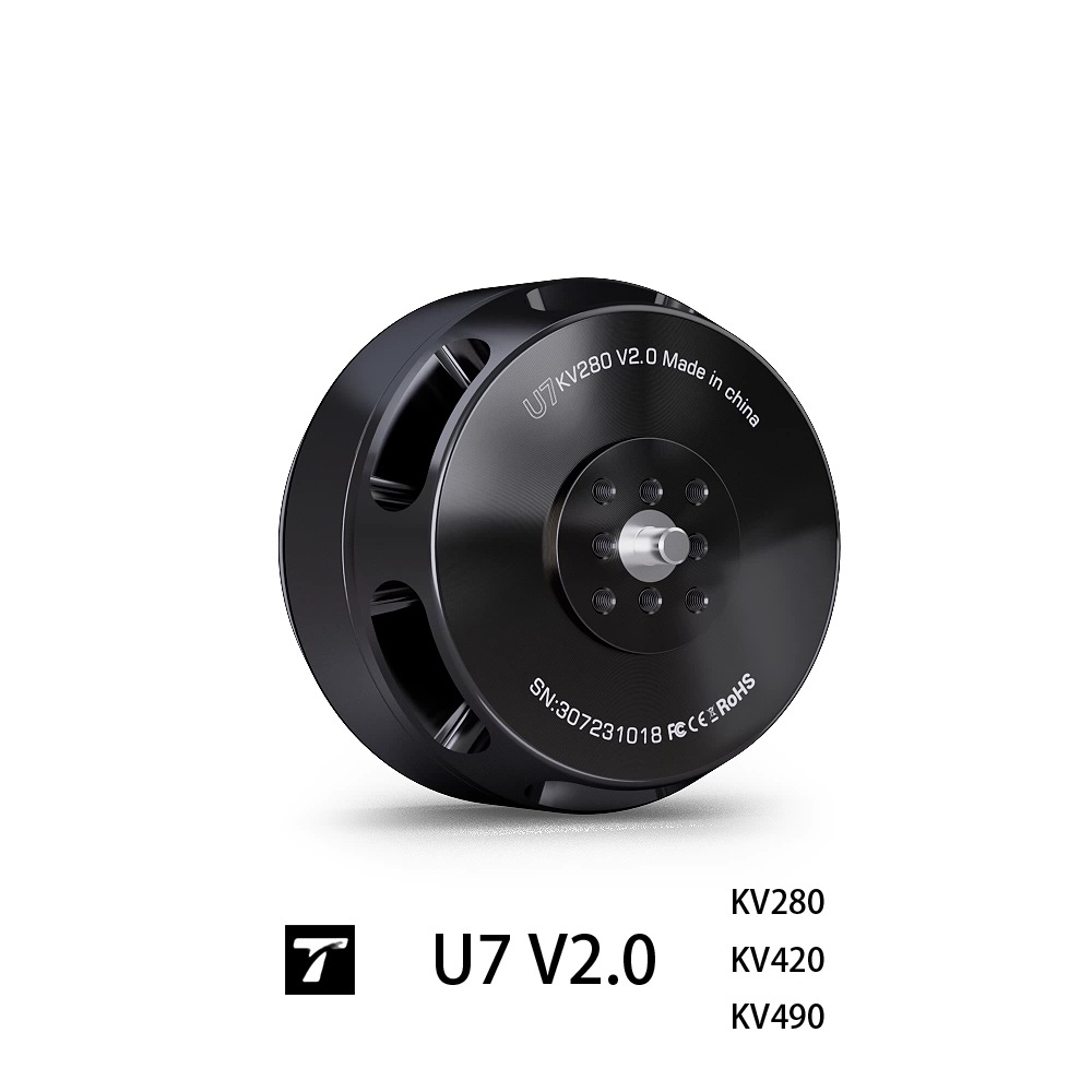 Tmotor U7 Kv490 Industrial Grade Waterproof Dustproof Brushless Motor 3-8S Side Hole Cooling High Torque for FPV Drones - Image 5