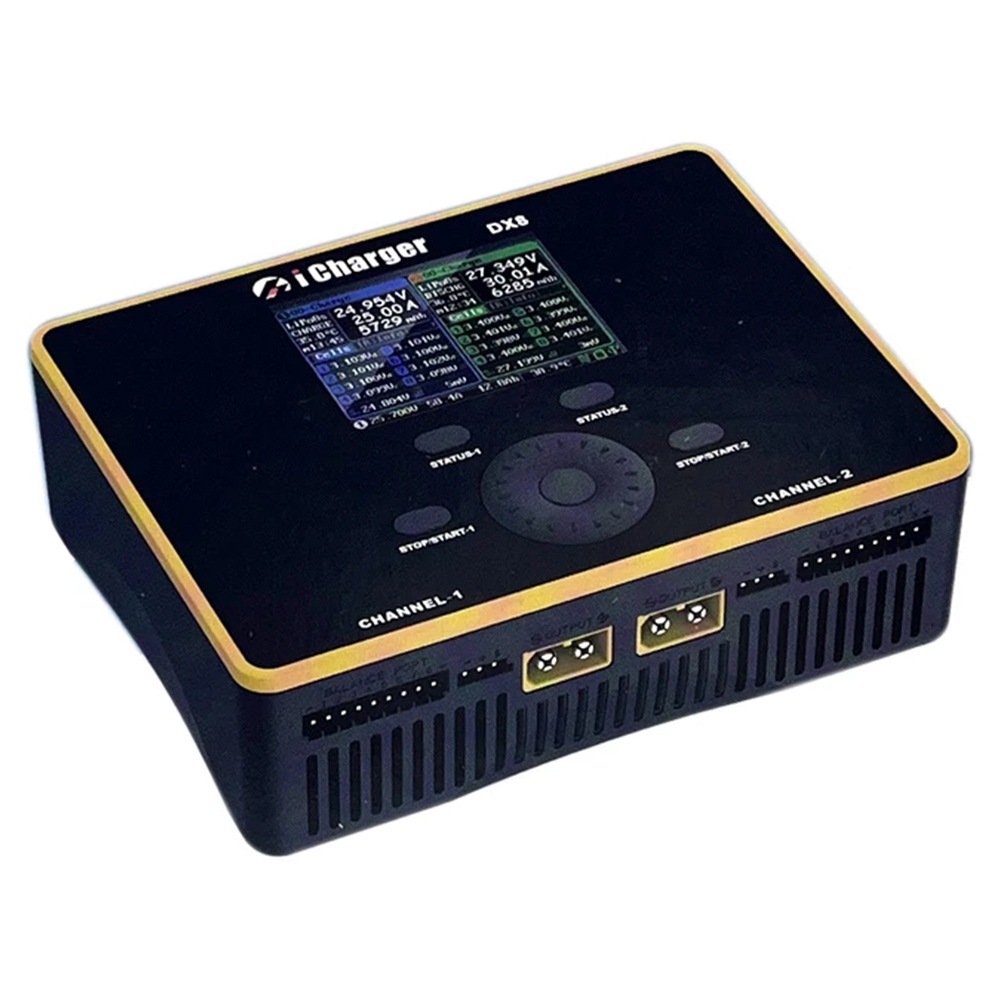 iCharger DX8 Charger Dual 1600W RC Car FPV Drone Model Lithium Battery Discharge - Image 5