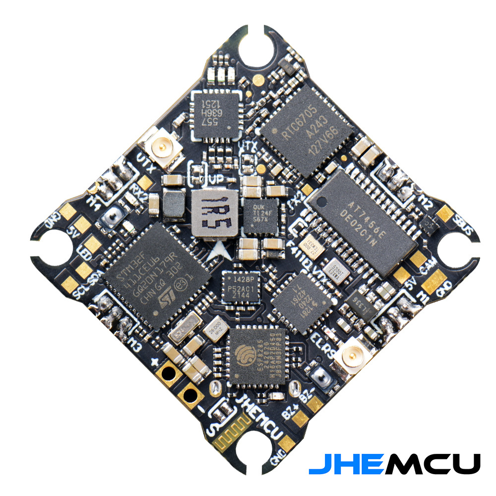Jhemcu F411Elvtx 1S-2S Flight Control Receiver ELRS 12A ESC 400mW for FPV Drone - Image 2