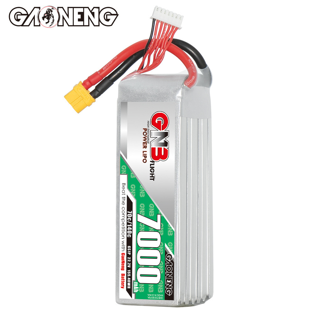 GNB High Energy 7000mAh 6S 22,2V 70C LiPo-Akku für RC-Autos, Modellschiffe und Hubschrauber - Image 3