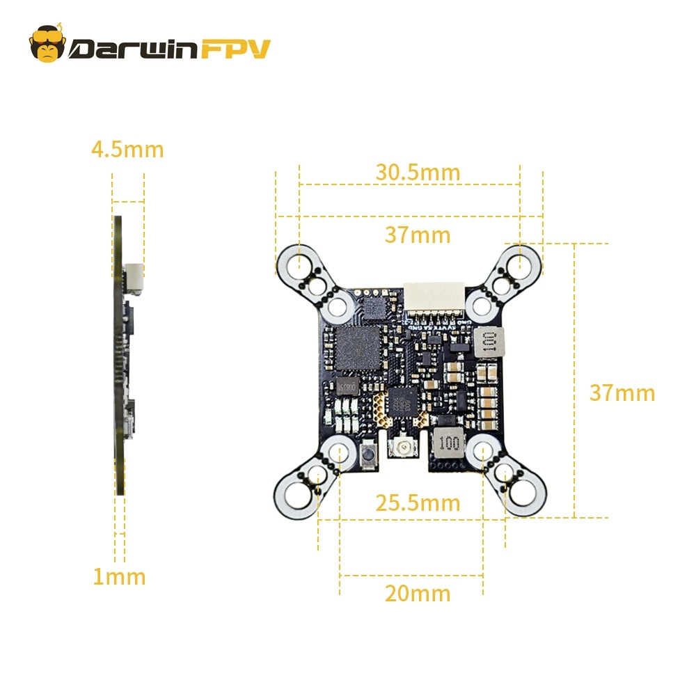 Darwinfpv 5.8GHz 1.2W Image Transmission FPV Video Transmitter for Drones - Image 5