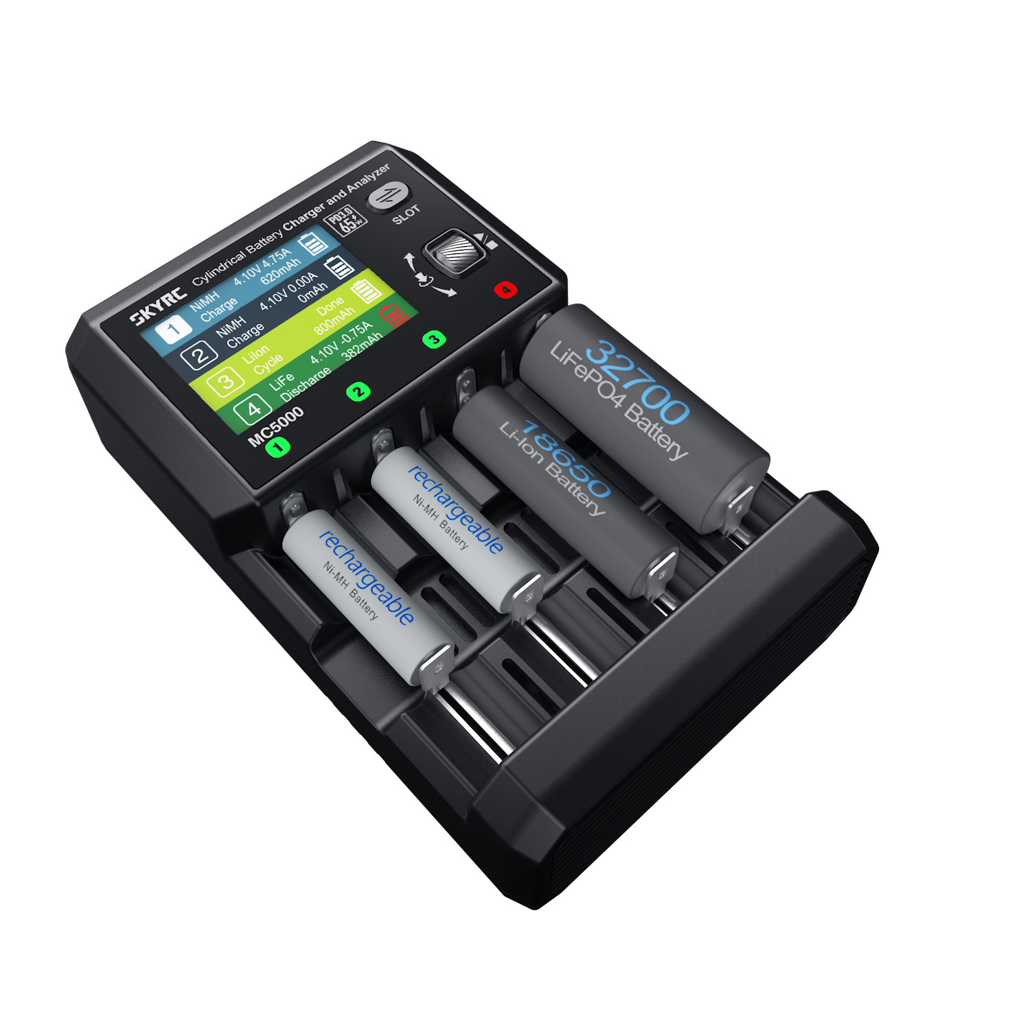 SKYRC MC5000 Multifunctional NiMH NiCr LiFe Lithium Battery Charger Bluetooth APP Control - Image 3