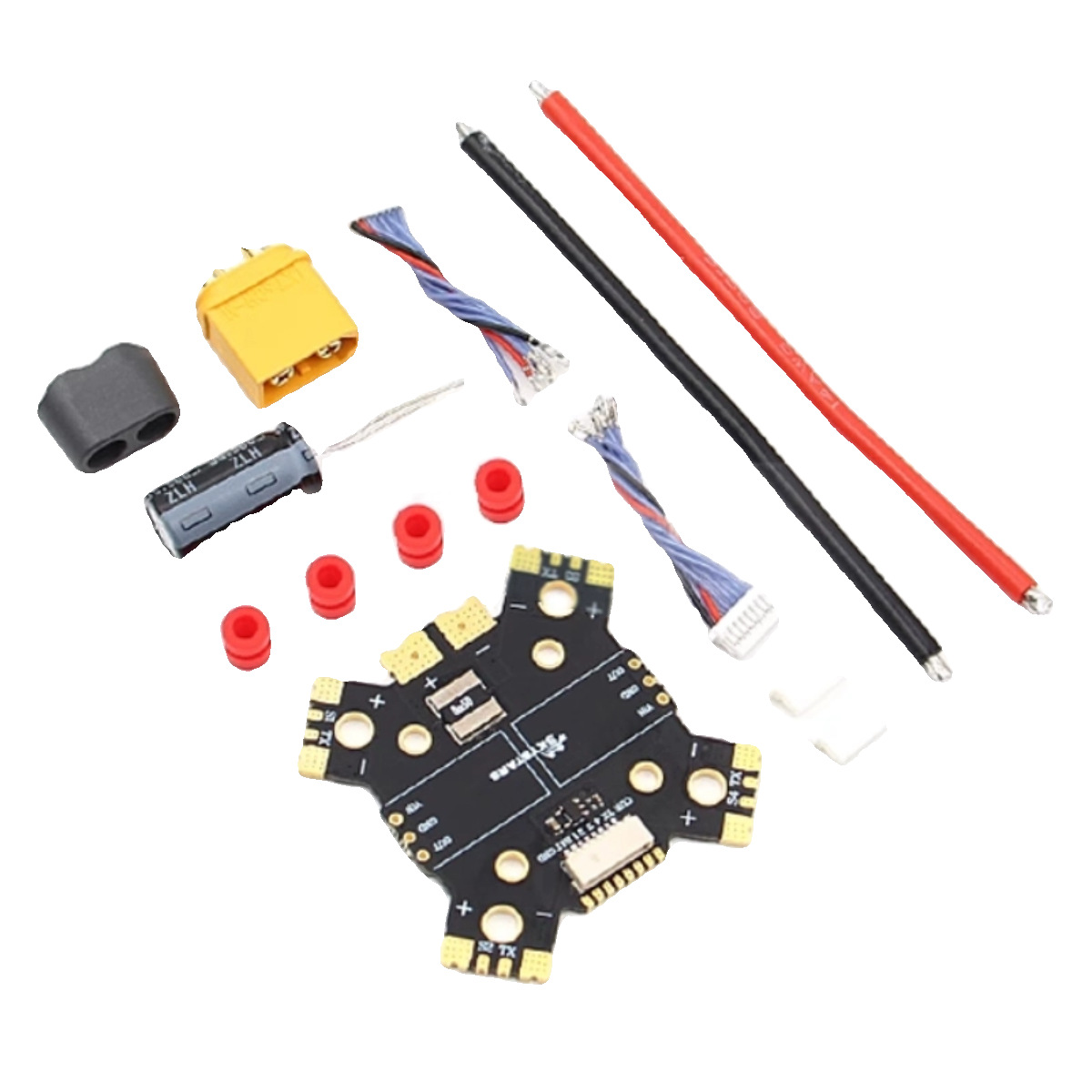 SKYSTARS XT60 PDB Distribution Board Ammeter Dual Hole for FPV Crossing Machine Multi Axis ESC - Image 3