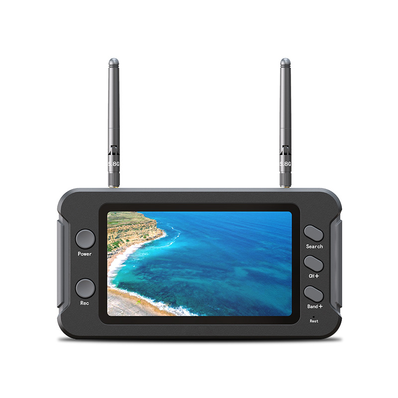 FYS Overlord Screen 4 3 Inch 5 8G Integrated Receiving DVR Video Transmission Remote Control Aircraft Model Display - Image 5