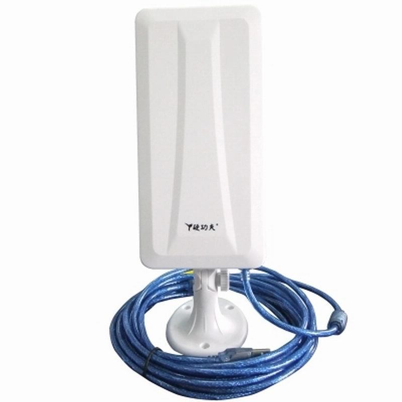 Беспроводная сетевая карта Hard Kung Fu CU390 с высокой мощностью – USB-приемник Wi-Fi двухдиапазонный 5 ГГц для настольных ПК и использования на открытом воздухе - Image 2