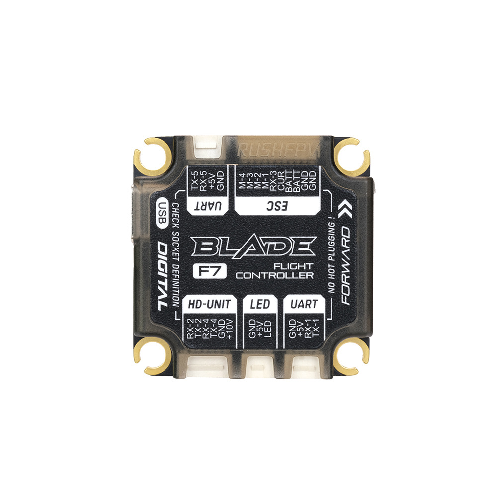 Контроллер полета Rushfpv Blade V2 F722 для FPV-дрона с передачей изображения O3 - Image 2