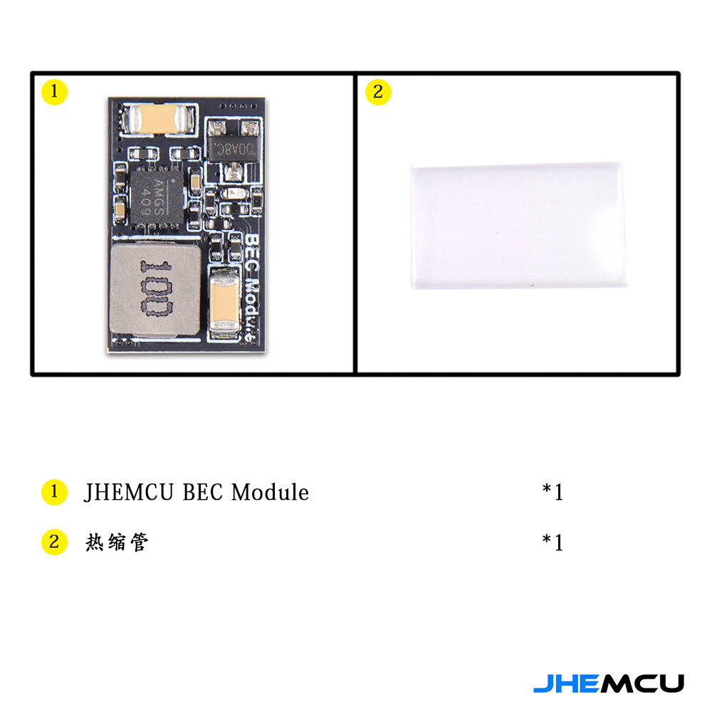 JHEMCU COB-Modul: 5V/10V/12V-LED-Leuchte mit Schalter für FPV-Drohnen - Image 3