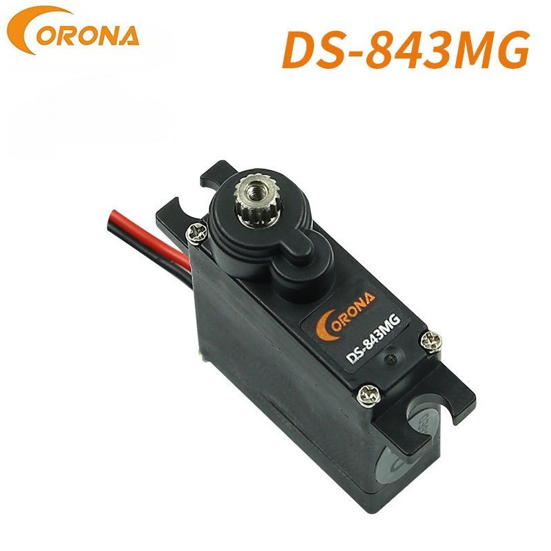 CORONA DS843MG Remote Control Servo Fixed Wing Aircraft Model Metal Gear Rudder Motor - Image 3