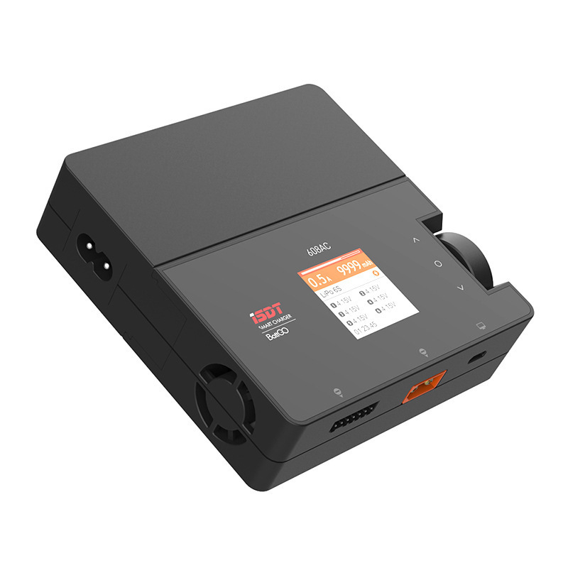 ISDT 608AC – зарядное устройство с отсоединяемым блоком питания для литиевых аккумуляторов мощностью 200 Вт и током 8 А - Image 3