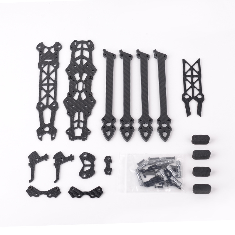 Mark4 7inch FPV Frame Kit Carbon Fiber Freestyle Drone Quadcopter Four In One 50A ESC F405 Flight Controller - Image 2