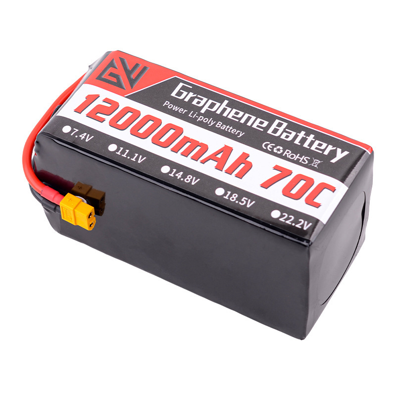 GW Battery 22.2V 6S 12000mAh 70C High Rate LiPo for FPV Drones Vehicles Ships - Image 3