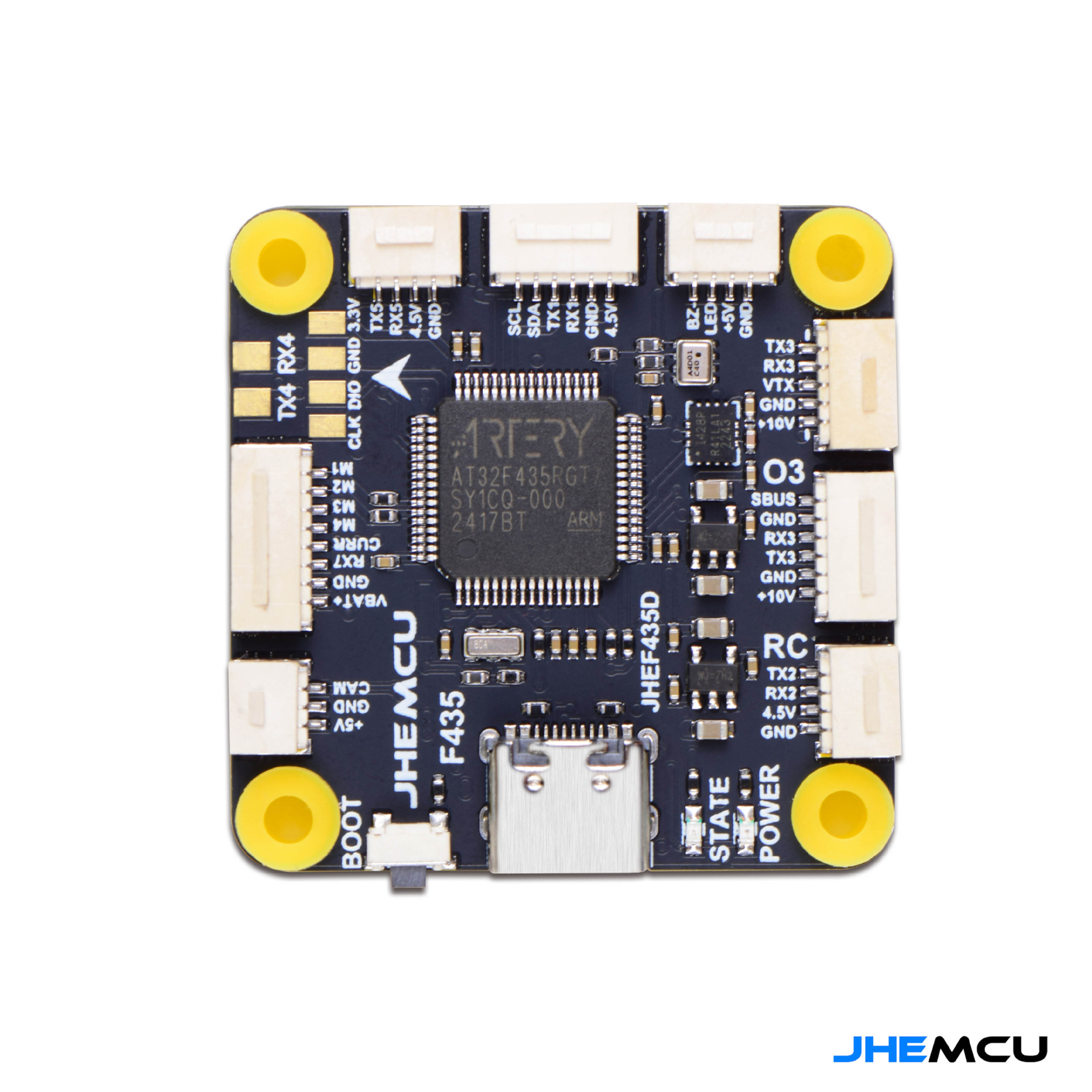 Контроллер полёта JHEMCU AT32 F435 GF30F435 для гоночных дронов FPV и БПЛА - Image 3