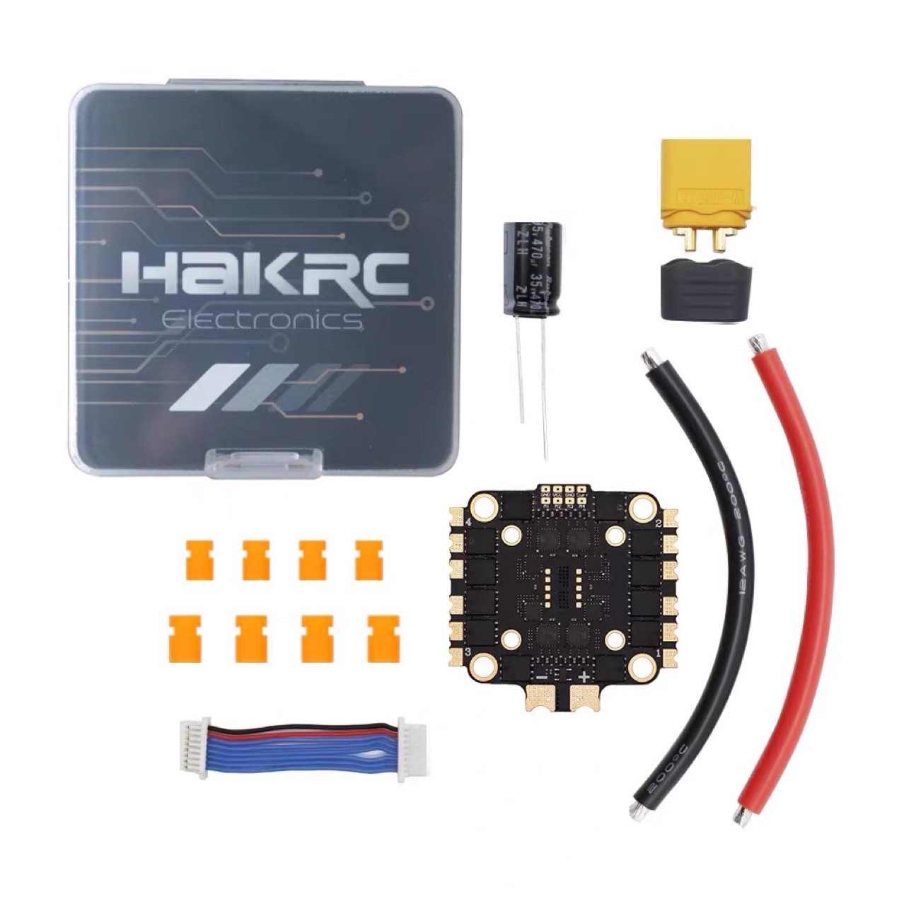 Hakrc Four In One Brushless ESC 8 Bit 32 Bit 3 6S 35A 40A 45A 60A BLHeli Firmware 20x20mm - Image 3