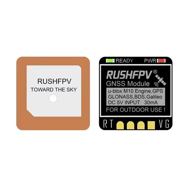 RushFPV GNSS MINI Navigation Unit GPS Dual Protocol FPV Fixed Wing Return Rescue - Image 2