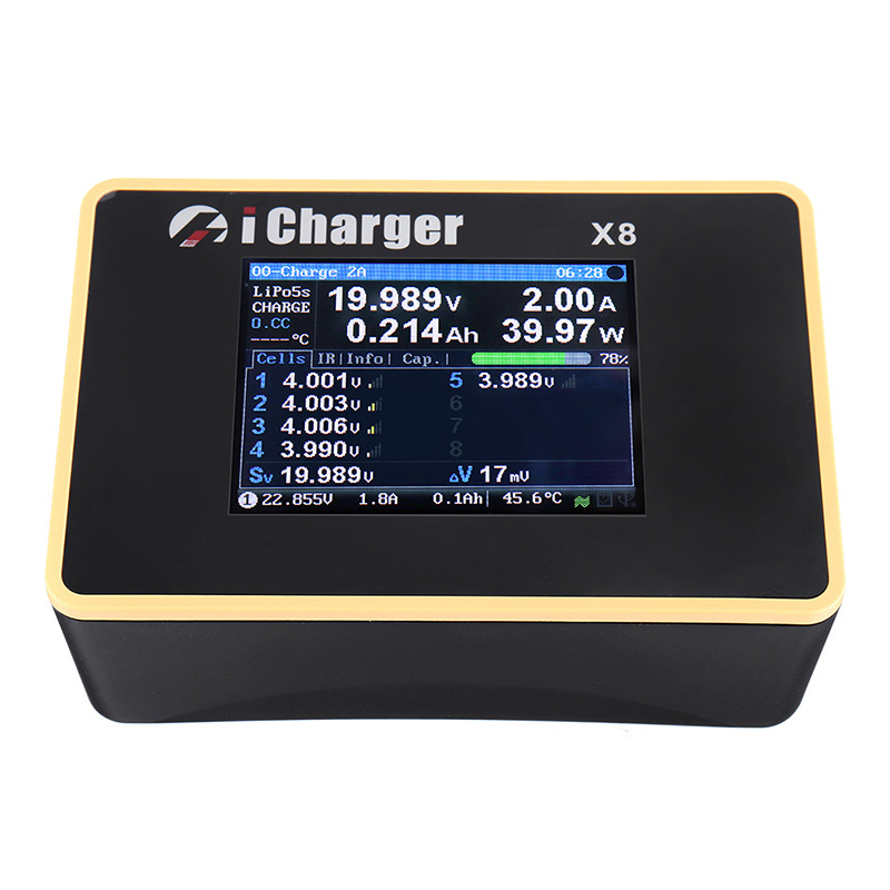 iCharger X8 Balance Charger 1100W High Power 30A 1S 8S IPS Smart Charger - Image 2