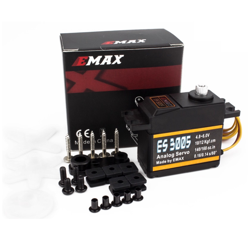 Emax ES3005 43g Metal Gear Waterproof Servo 13kg for Model Robot Fixed Wing Aircraft - Image 5