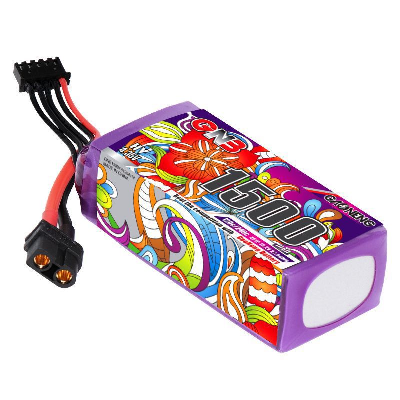 GNB High Energy 1500 mAh 4S 15,2 V 120°C HV FPV-Lithiumbatterie mit XT60-Anschluss - Image 5
