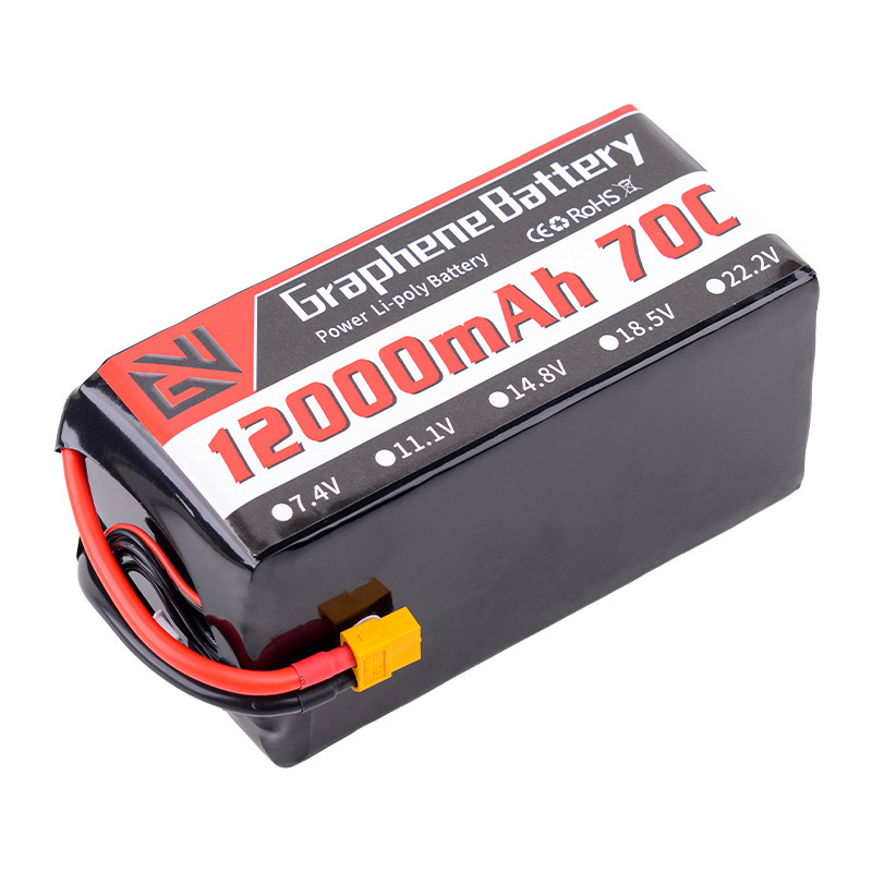 GW Battery 22.2V 6S 12000mAh 70C High Rate LiPo for FPV Drones Vehicles Ships - Image 4