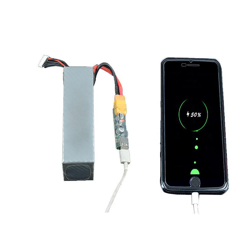 Плата быстрой зарядки XT60 на USB-C: адаптер для аккумуляторов LiPo 3S–6S и зарядки телефонов - Image 3