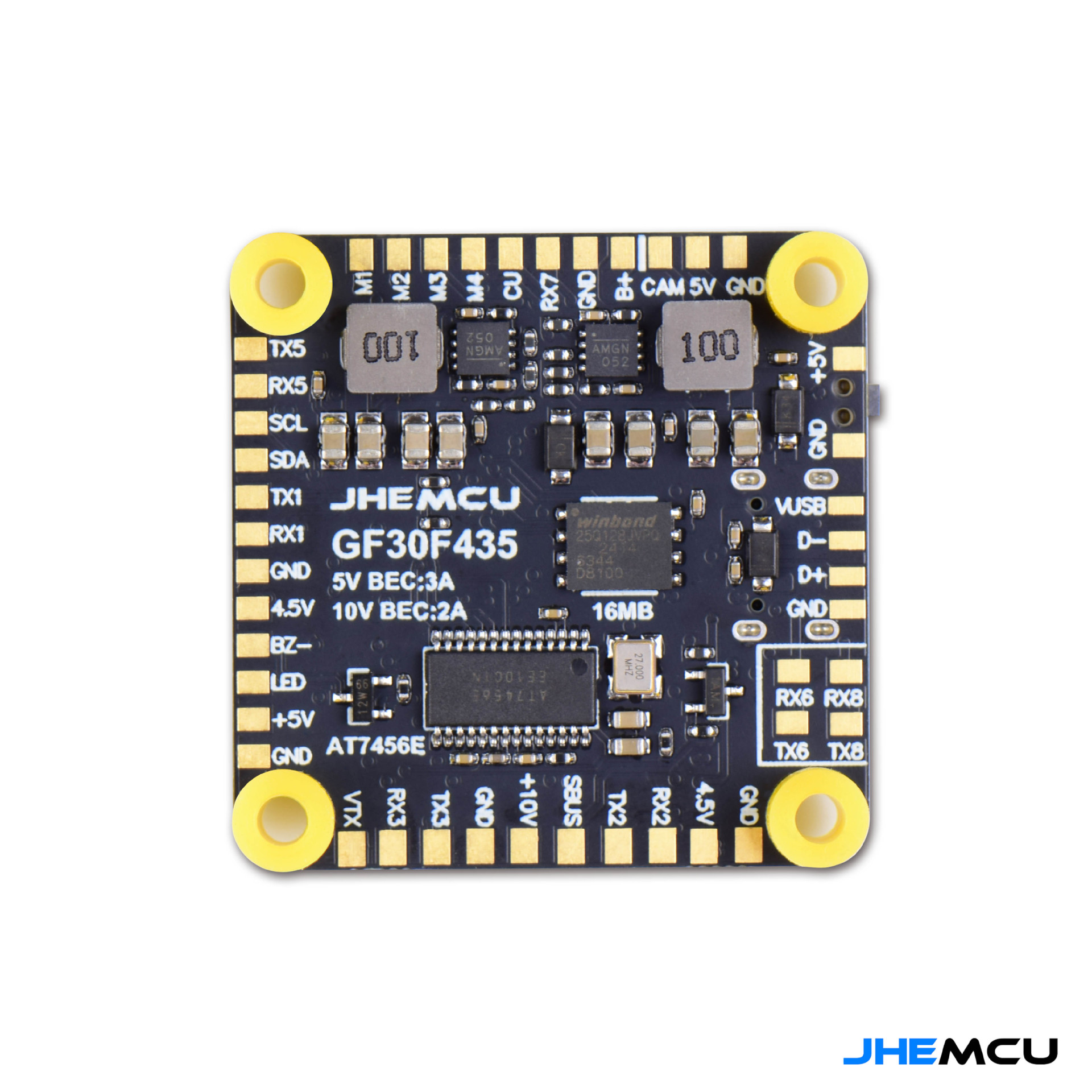 Контроллер полёта JHEMCU AT32 F435 GF30F435 для гоночных дронов FPV и БПЛА - Image 4