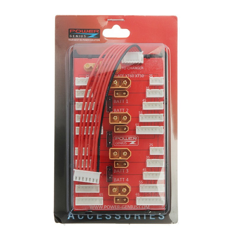 XT60 XT30 2 in 1 Lithium Battery Parallel Charging Board 4 Groups 2S 6S - Image 3