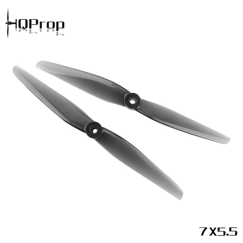 Hqprop 7X5.5 Light Grey 7055 Two-Blade Propeller 7inch 2 Positive 2 Negative Classic Gray - Image 3
