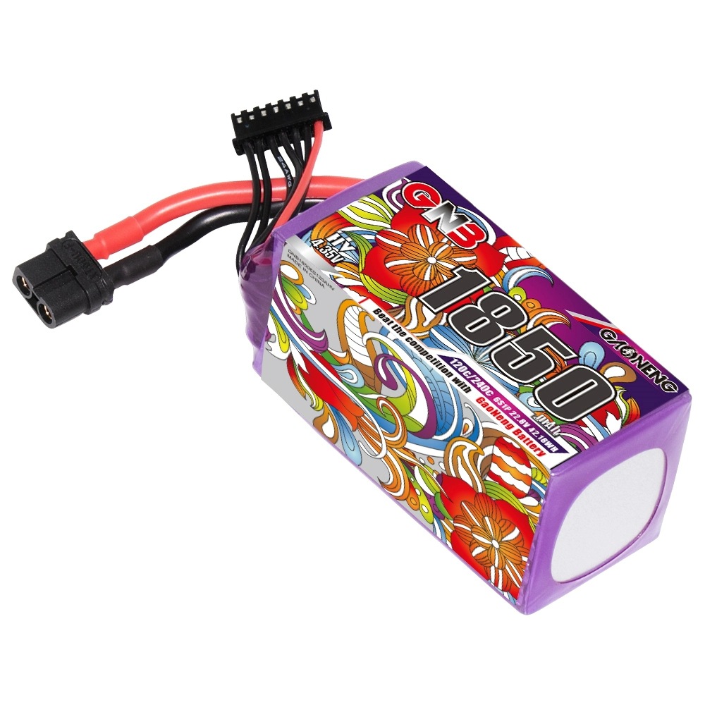 Gnb High Energy 1850Mah 6S 22.8V 120C HV Lightweight Lipo Battery XT60 for 5inch FPV Drones - Image 5
