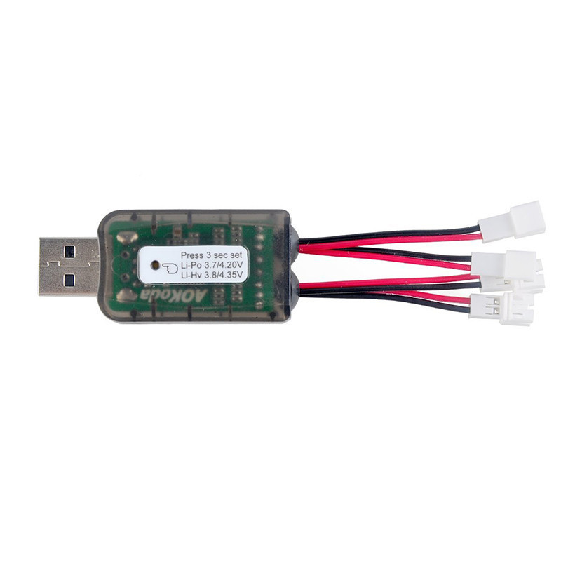 AOKoda CX405 1S Lithium Battery Charger USB Ph20 Socket 435V High Voltage Four Channels - Image 5