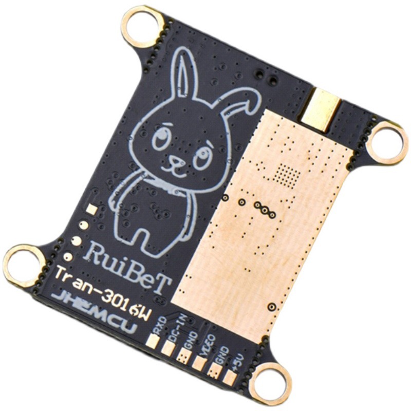جهاز إرسال فيديو FPV JHEMCU RuiBet Tran-3016W بقوة 1.6 واط، مناسب للبطاريات 2-6S ومزود بميكروفون داخلي - Image 5
