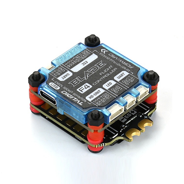 Контролер польоту Rushfpv Blade F405 з аналоговим та цифровим керуванням, 50А, F4 ESC – вежа для FPV-дронів - Image 5