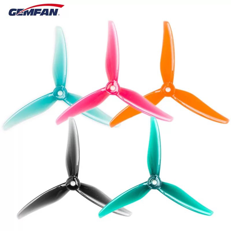 Gemfan Qianfeng Propeller 51466 V2Mck 5 inch 3 blade FPV Racing Drone Props Green - Image 2