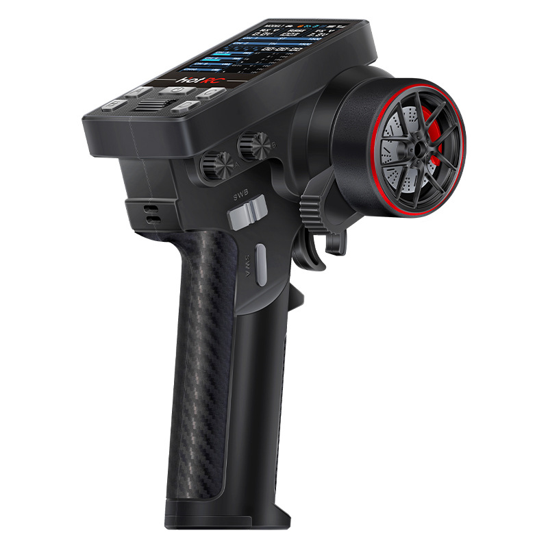 Hotrc CT 10B Remote Controller 10 Channel Gun Control 2.4G Receiver for FPV Drones RC Cars and Boats - Image 2