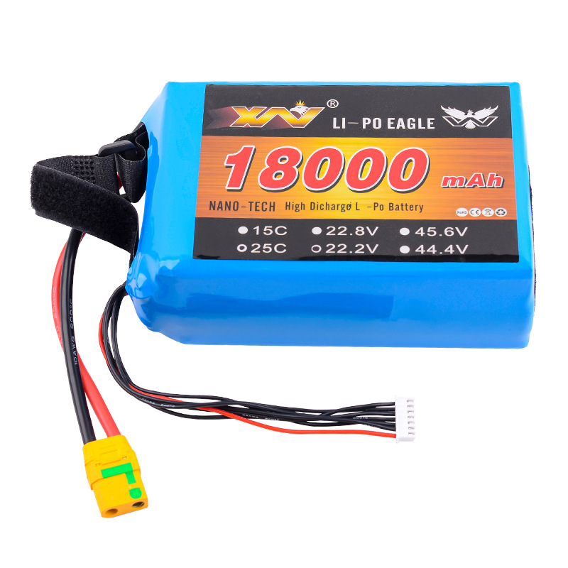 18000mAh 22.2V 25C LiPo Battery for FPV Drone Plant Protection Machine Aerial Photography - Image 5