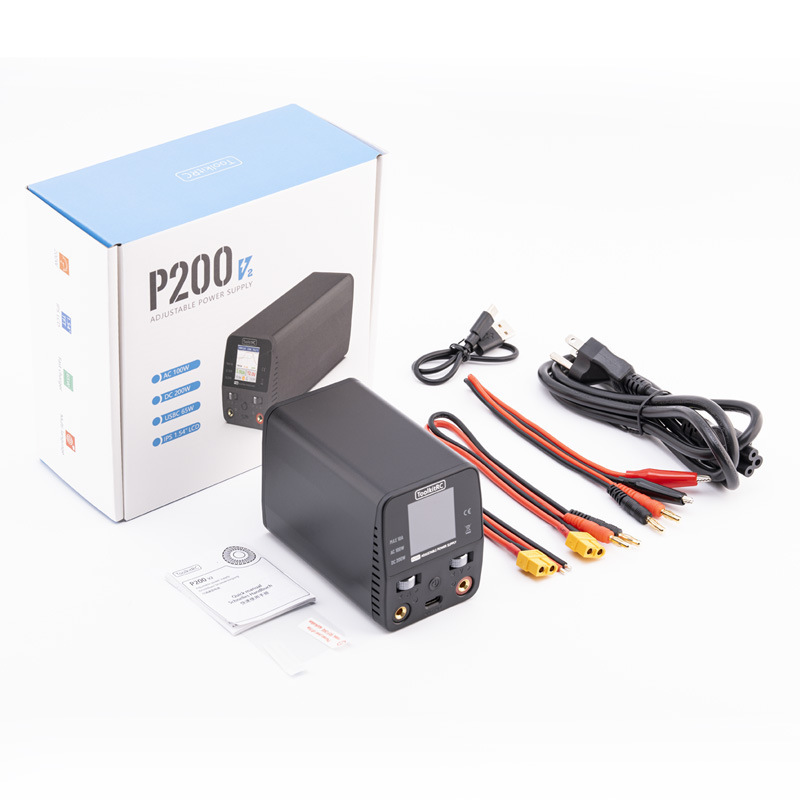 ToolkitRC P200v2 Mini Desktop Adjustable Power Supply AC100W DC200W Input DC 7-28V - Image 5