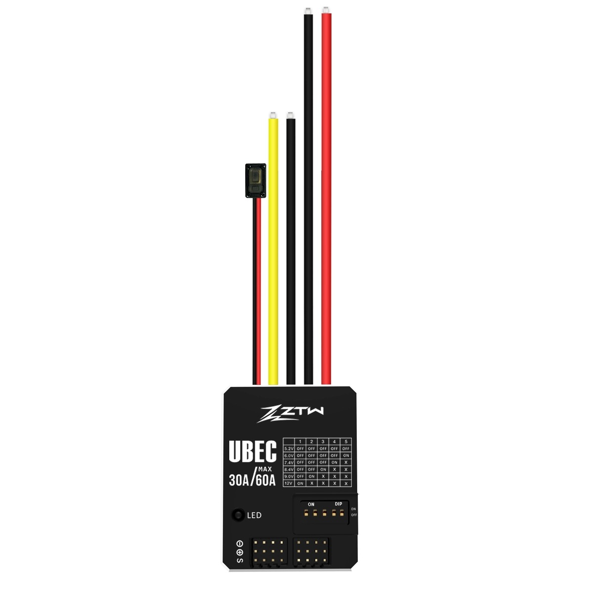 ZTW UBEC 30A High Voltage 3 18S Lithium Battery External Step Down Module RC Aircraft BEC Voltage Regulator Switch - Image 4