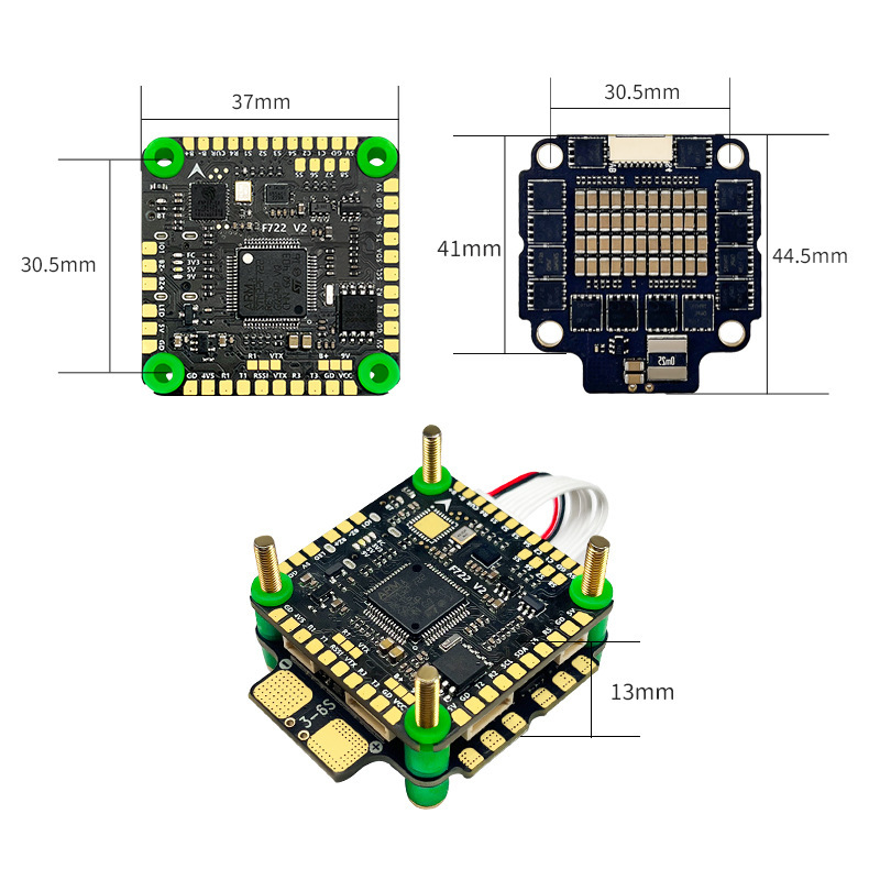 Aocoda Rc F722 V2 60A Flying Tower F760 V2 Flight Controller ESC Stack AM32 for FPV Drone - Image 4