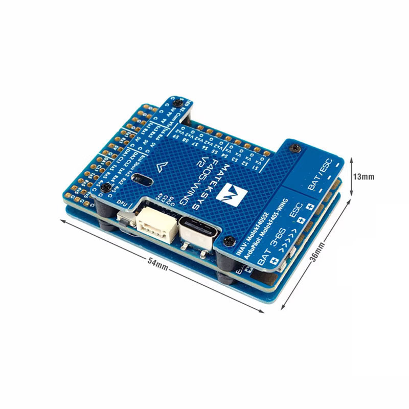 MATEK F405 WING V2 Flight Controller 3 6S Integrated Barometer OSD Blackbox for RC Model Aircraft - Image 3