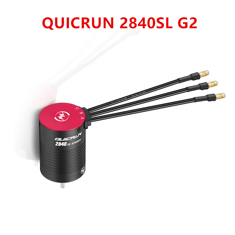 Hobbywing Quicrun WP 12BL45 G2 ESC 2840SL 2850SL Motor Combo for RC Cars - Image 4