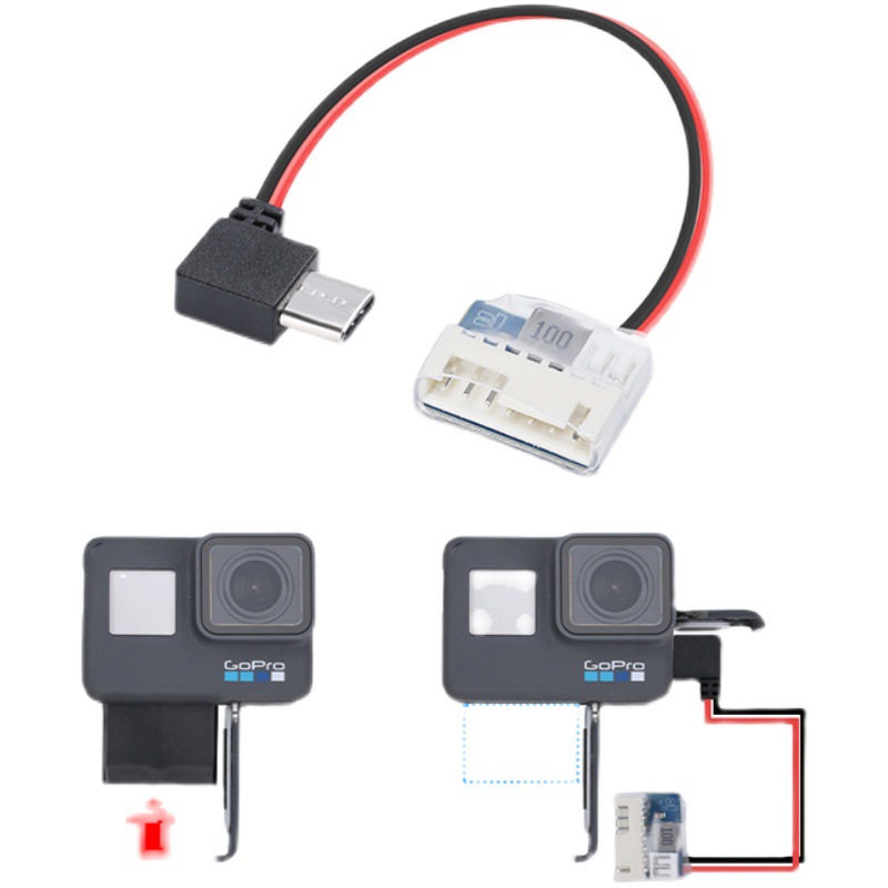 FPV Balance Head Type C BEC Power Supply Adapter for GoPro 6 7 8 9 - Image 5