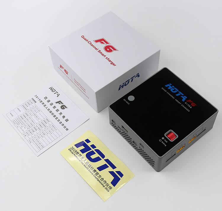 HOTA F6 Charger FPV Traversing Machine Charger Outfield Charging 4 Way 6S Smart Charging 1000W - Image 5
