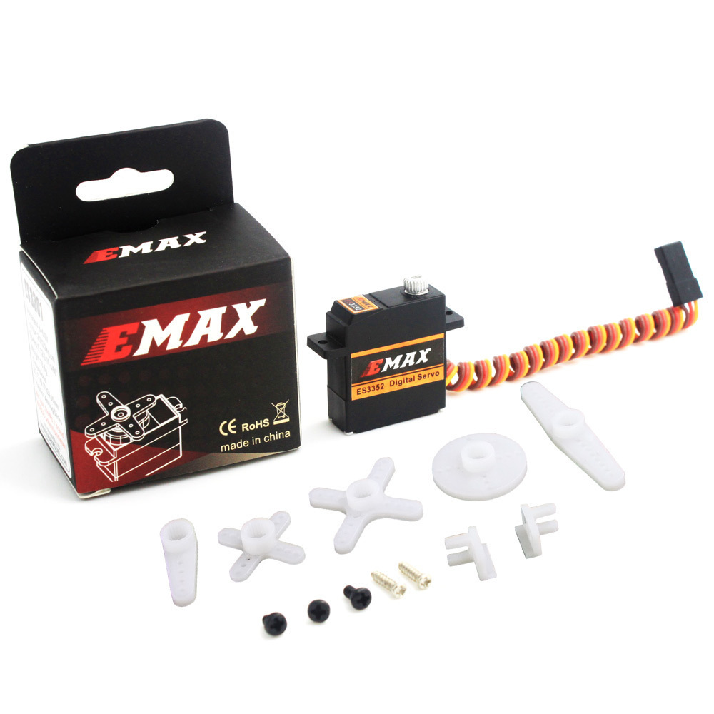 Emax Silver Swallow ES3352 9mm Ultra Thin Metal Gear Digital Servo for Fixed Wing Glider RC Aircraft - Image 2