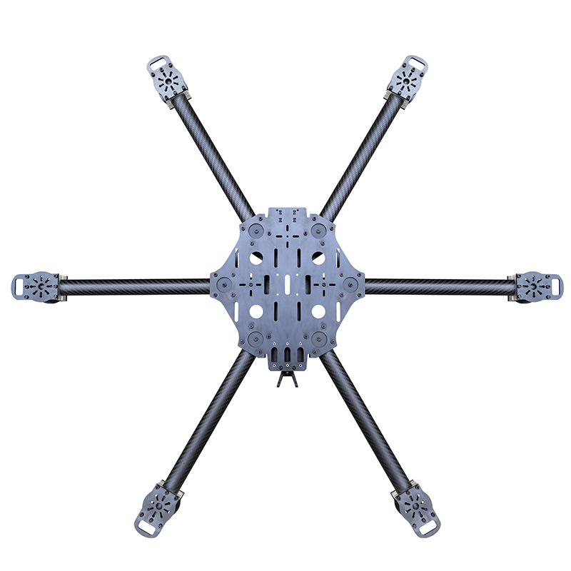 HTX Six Axis 11 13 14 Inch Carbon Fiber UAV Frame FPV Long Endurance Large Load Detachable Arm - Image 5